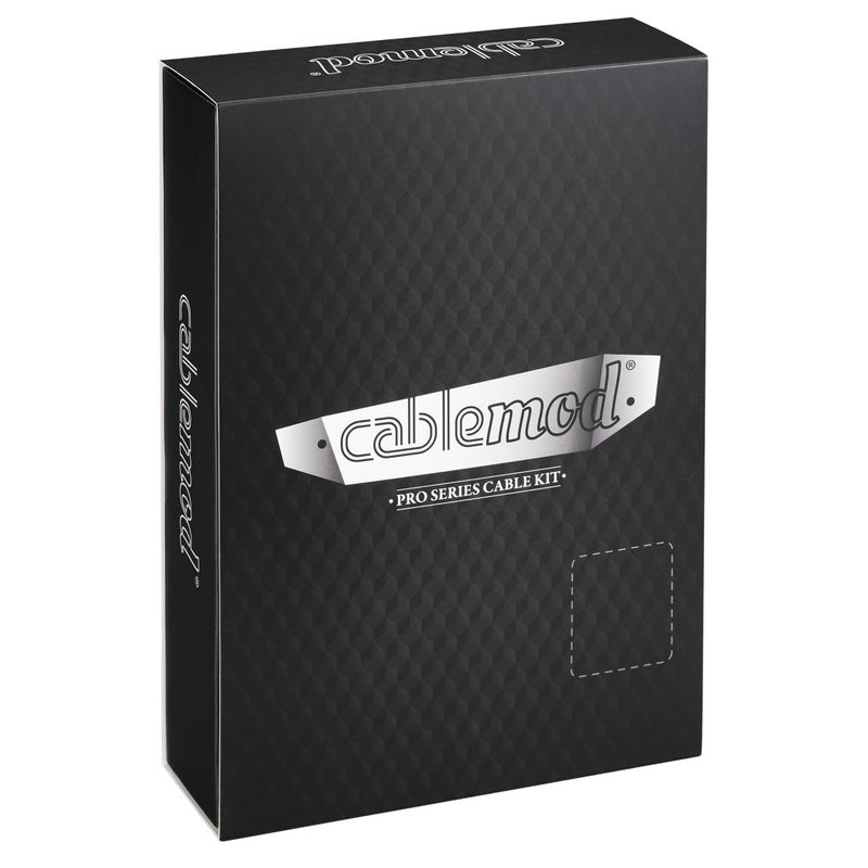 CableMod مجموعة كابلات كابل مود C-Series Pro ModMesh المغلفة لنوع 4 RM من كورسير - علامة سوداء/RMi/RMX (كربون) - Image 3